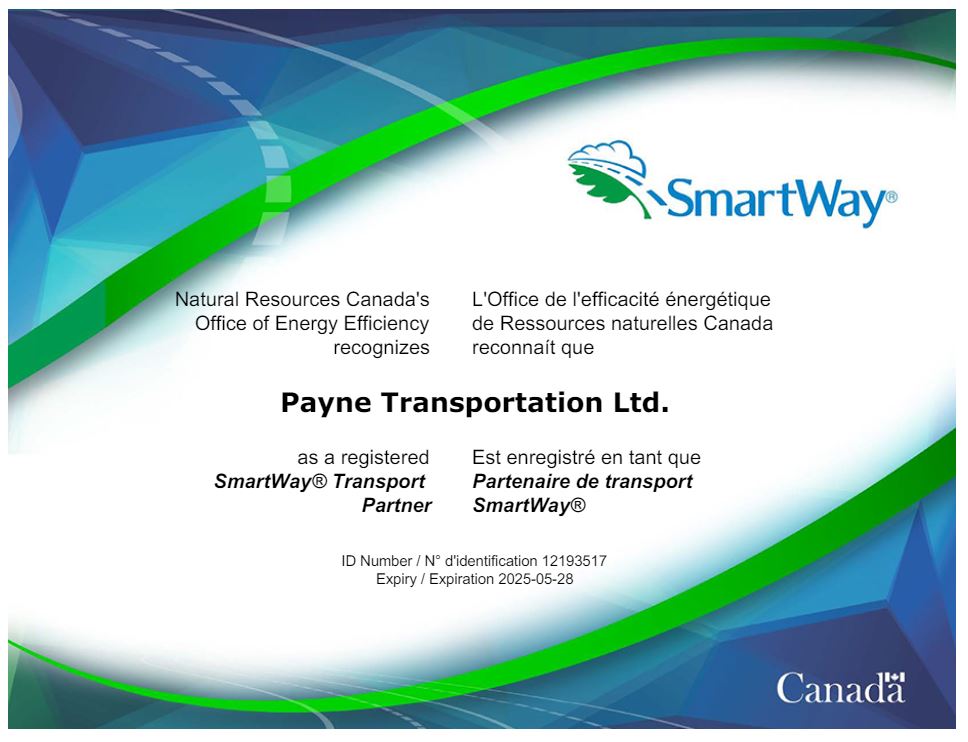 SmartWay Transportation Partner Canada